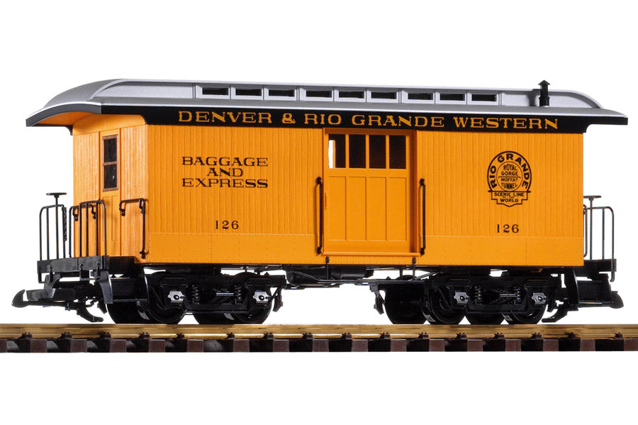 D&RGW Wood Baggage Car #127 (G-Scale)