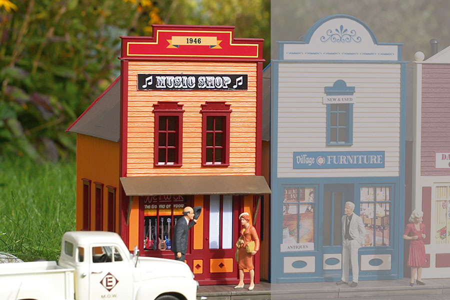 Qwik-Kit Music Shop Building (G-Scale)