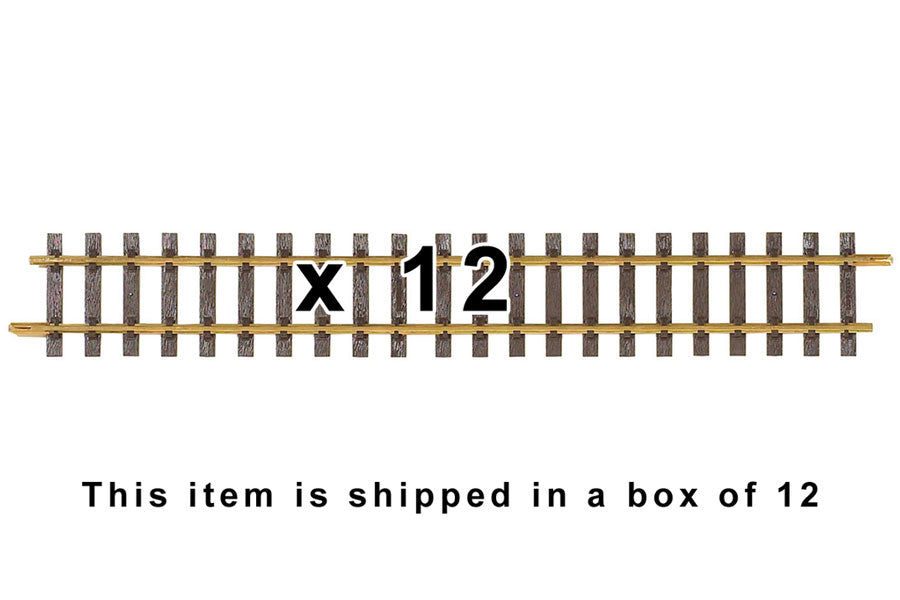 Box of 12, G600 Straight Track, 23.6" (G-Scale)