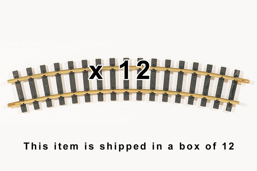 Box of 12, R3 920mm Radius Curve Track, 36.2"R (G-Scale)