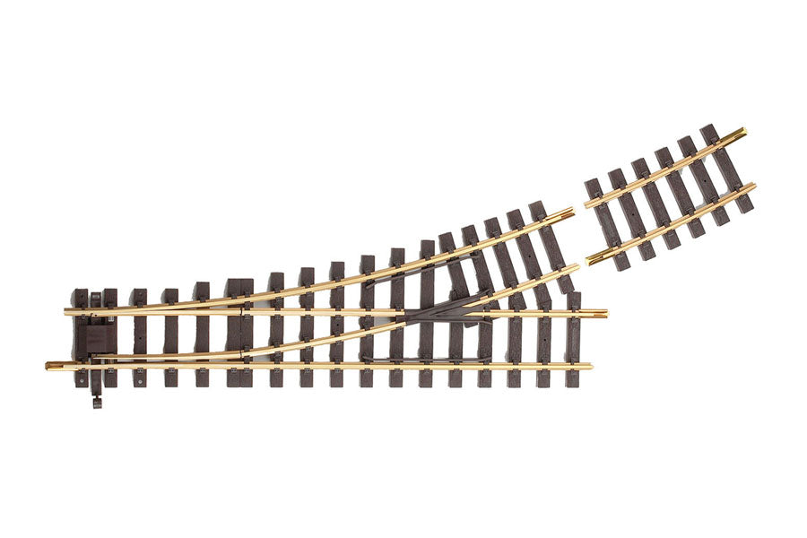 R5 Manual Switch Left 22.5° Track (G-Scale)