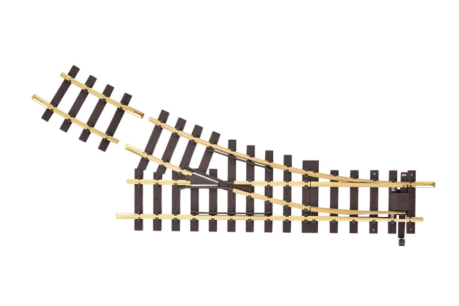 R3 Manual Switch Right 22.5° Track (G-Scale)