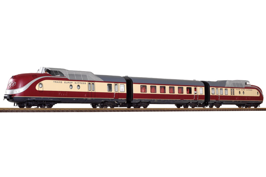 DB III TEE Diesel VT 11.5 3-Unit Train (G-Scale)