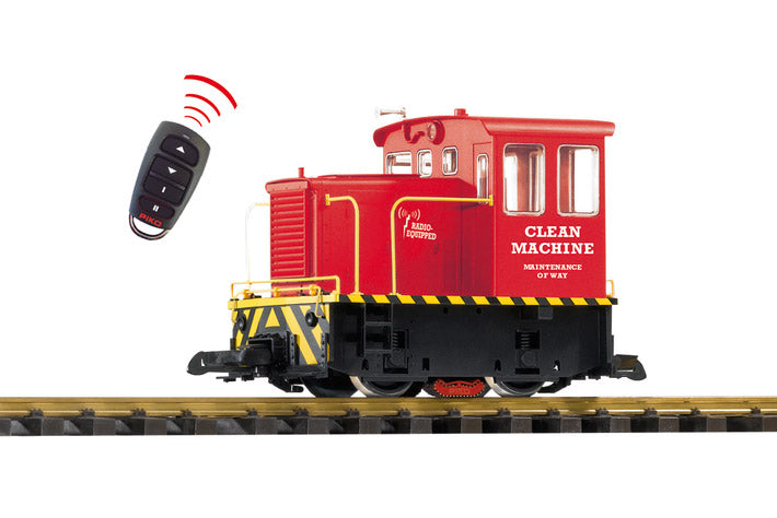 Clean Machine R/C GE 25-Ton Track Cleaning Locomotive (G-Scale)