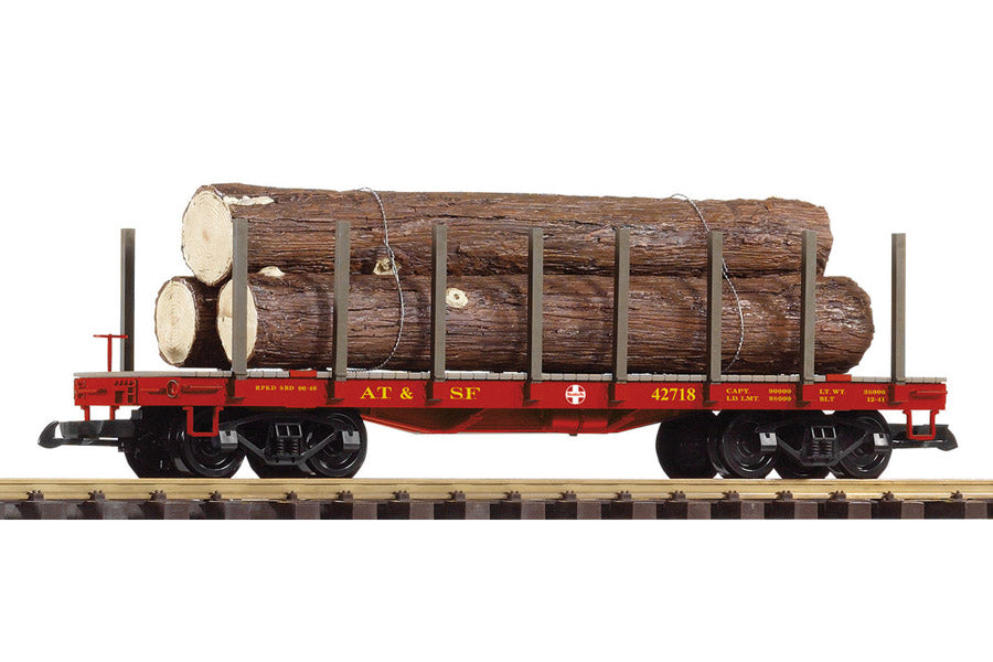 SF Flatcar w/Redwood Log Load (G-Scale)