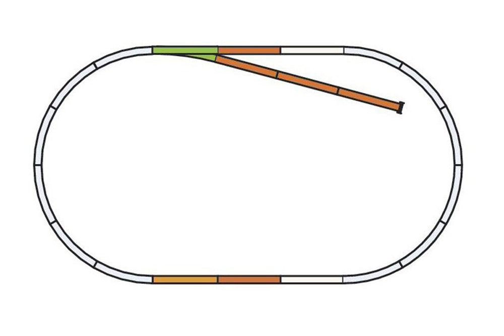 Roadbed A-Track, Set B (HO-Scale)