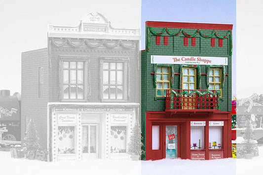 ChristmasTown Candle Shop, Building Kit (G-Scale)