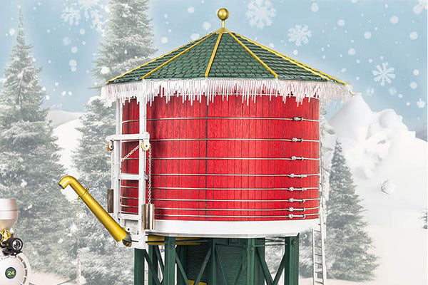 ChristmasTown Water Tower, Building Kit (G-Scale)